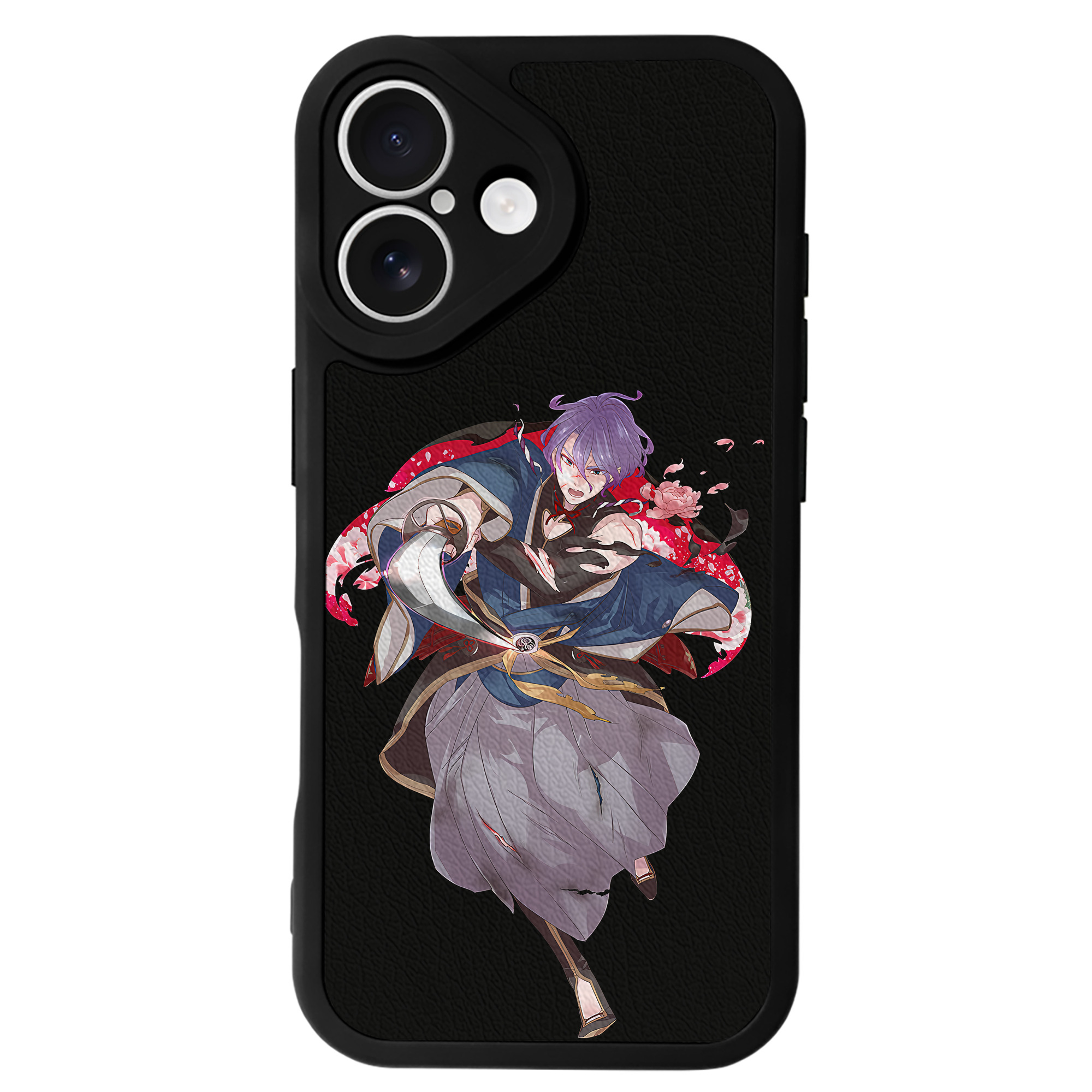 （画像用） 刀剣乱舞 Touken Ranbu 【iPhone 16シリーズ対応】シリコンスマホケース（レザー調） 材質：シリコン